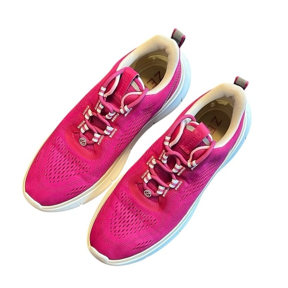 Cole Haan Zerogrand Journey Running Sneaker Shoe Fuchsia Pink Knit Athletic 9.5B - Picture 3 of 16